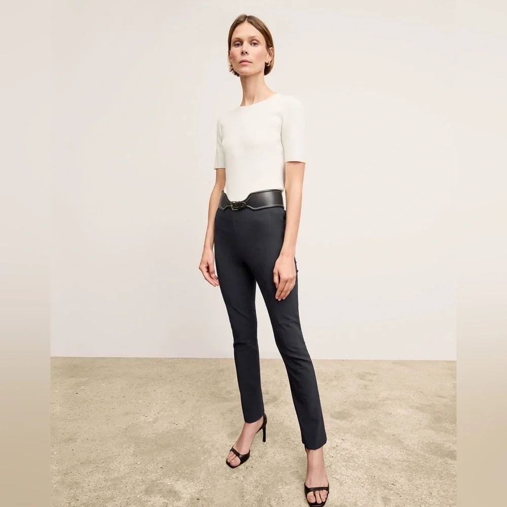 M.M.Lafleur The Foster Cigarette Pant in Black Size 4.